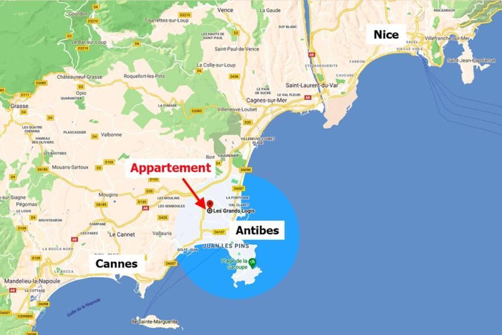 Casalionelantibes 70 Sqm Apartment With Garden And Parking Exterior foto